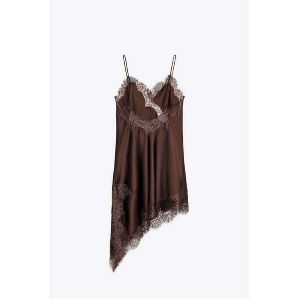 ZARA ASYMMETRIC LACE DRESS ZW COLLECTION - Picture 13 of 16